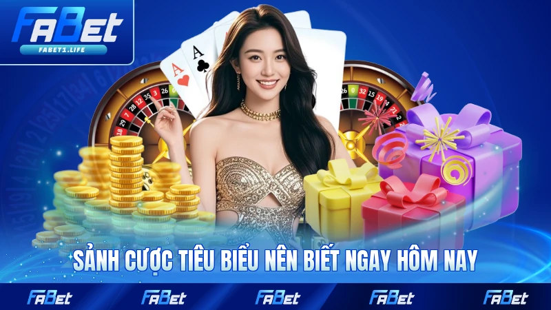 Sảnh cược tiêu biểu nên biết ngay hôm nay