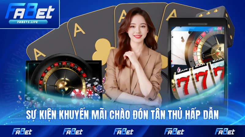 Sự kiện khuyến mãi chào đón tân thủ hấp dẫn khi đặt tay sảnh game